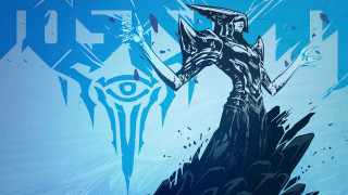 Stylized woman holding sword shield - a sword and a shield free wallpaper for desktop