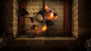 Clock brick wall window curtains - david firth free wallpaper for desktop