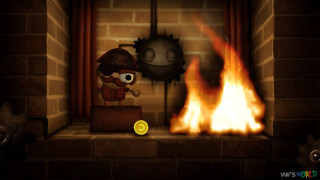 Fireplace stuffed animal clock burning - free gaming wallpaper