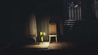 Chair yellow object dark room - a yellow object free wallpaper