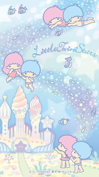 Cartoon character castle stars sky - a castle in the background free wallpaper for mobile