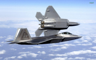 Fighter jet flying sky clouds 10 - a fighter jet free wallpaper