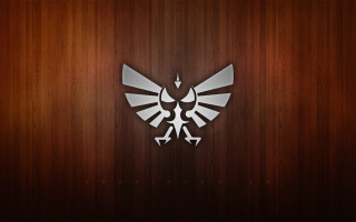 Wooden wall metal emblem dark - a white bird free wallpaper for desktop