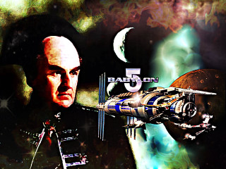 Space suit spaceship planet moon - free sci-fi wallpaper