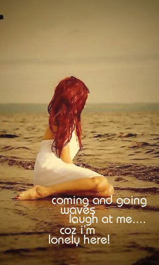 Woman beach quote waves coming - the beach free wallpaper for mobile