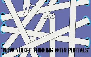 Cat standing sticks words below - youre free wallpaper for desktop