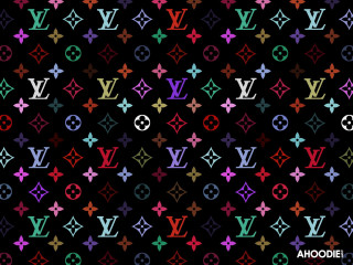 Colorful louis vuitton pattern black 2 - adam saks free wallpaper for desktop