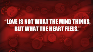 Quote love red background hearts - dr. seuss free wallpaper