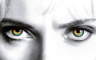 Man yellow eyes beard long - realistic eye free wallpaper for desktop