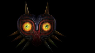 Demonic mask yellow eyes horns - demonic free wallpaper for desktop