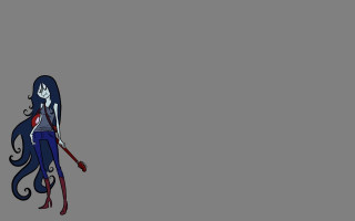 Cartoon longbluehair rednose blackwhiteface redblue - a red nose free wallpaper