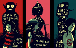 Woman man hat cat demon - a woman and a man free wallpaper