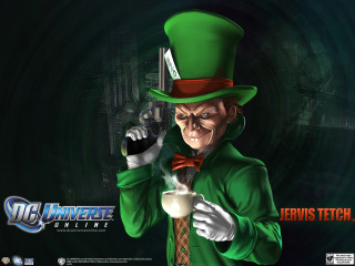 Man green suit coffee gun 2 - a green hat free wallpaper