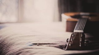 Guitar bed window blanket laying - the bed free wallpaper