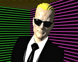 Man suit sunglasses yellow mohawk - a man in a suit and sunglasses free wallpaper