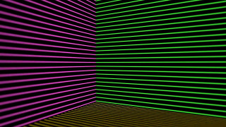 Green purple light room black - volumetric lighting free wallpaper