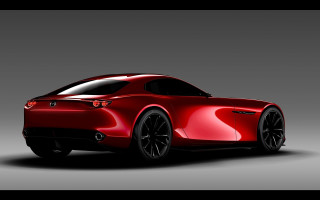 Red sports car studio photo 9 - concept design free wallpaper