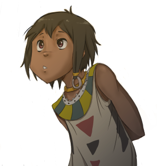 Person shirt necklace drawing art - cedric seaut keos masons free wallpaper for tablet