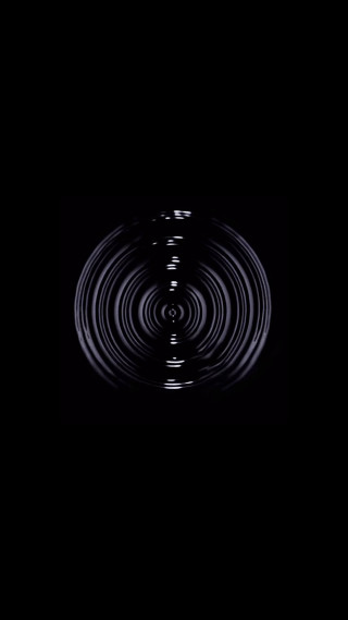 Circular object dark water black - circular free wallpaper for mobile