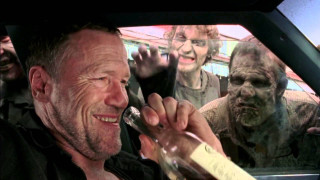 Man drinking wine car zombies - wine free wallpaper