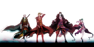 Anime characters group white background 33 - eiichiro oda free wallpaper for desktop