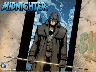 Man black coat black hat - his hand and a city in the background free wallpaper