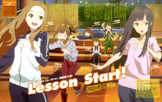 Girls posing lesson start gym - baiōken eishun free wallpaper for desktop