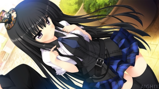 Girl black hair black dress 2 - long black hair free wallpaper for desktop