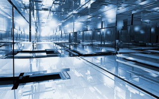 Large room shiny windows black - floor free wallpaper for desktop