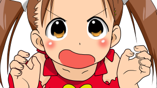 Cartoon girl heart red shirt - a heart free wallpaper for desktop