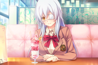 Woman sitting table drink hand - a drink free wallpaper