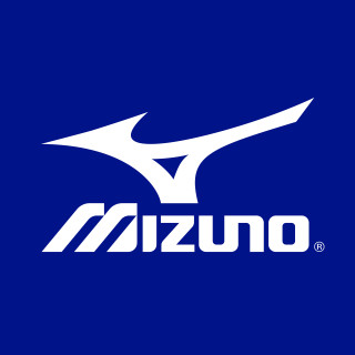 Blue background white logo mizuno - the bottom of the logo free wallpaper