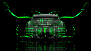 Green car wings hood black - the hood free wallpaper