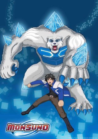 Man suit white bear blue - an gyeon free wallpaper for mobile