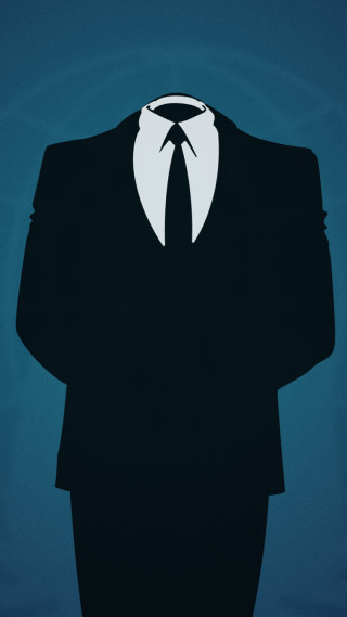 Man suit white collar black - black tie free wallpaper