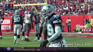 Football player standing field hands - his head free wallpaper