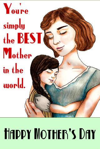 Mother day card woman holding - ammi phillips free wallpaper for mobile