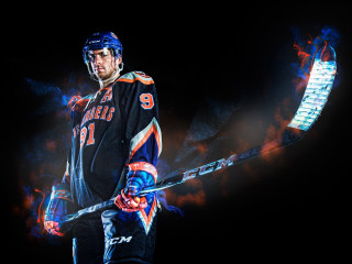 Man blue helmet hockey stick - a hockey stick free wallpaper