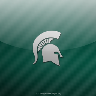 Green white spartan logo background - regionalism free wallpaper for tablet