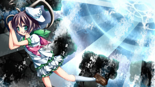 Girl short dress large object - a large object free wallpaper for desktop