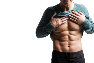 Man towel smiling camera shirt - a towel free wallpaper