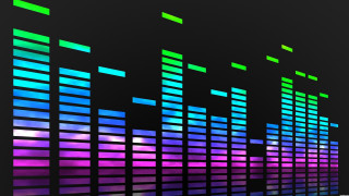Colorful sound board black background 3 - cinematic composition free wallpaper