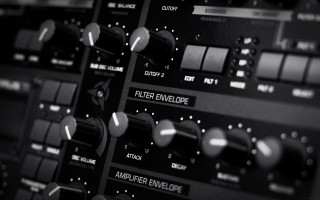 Sound board closeup buttons knobs - beeple free wallpaper