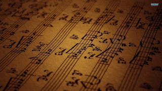 Sheet of music musical notes 2 - a sheet of music free wallpaper