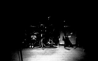 Black white band stage night - eldritch free wallpaper