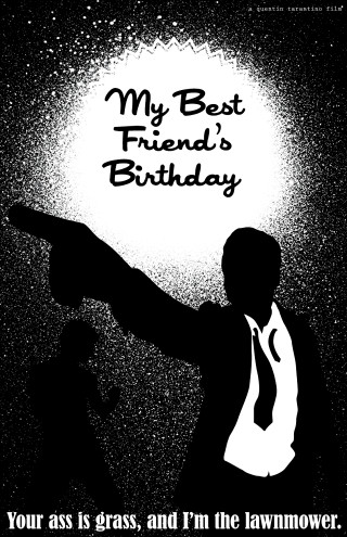 Man suit pointing sky quote - free happy birthday wallpaper for mobile