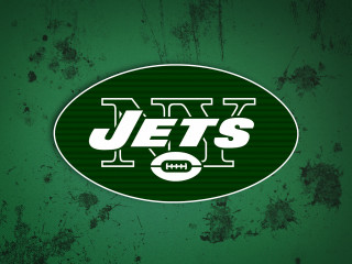 Green wall jets logo football - a green wall free wallpaper