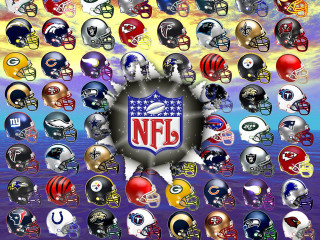 Football team helmets poster background - helmet free wallpaper for desktop
