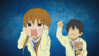 Anime characters mouths open holding - their mouth free wallpaper