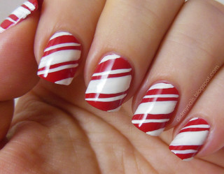 Woman hand red white striped - a womans hand free wallpaper
